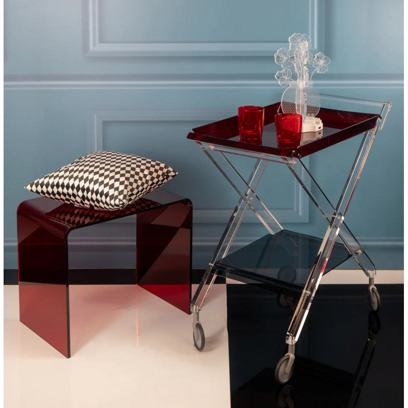 Carrello Pieghevole Aurelio Bordeaux Multicolor
