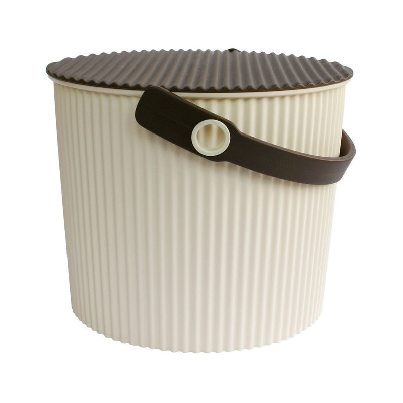 Omnioutil Secchio Con Coperchio Ivory