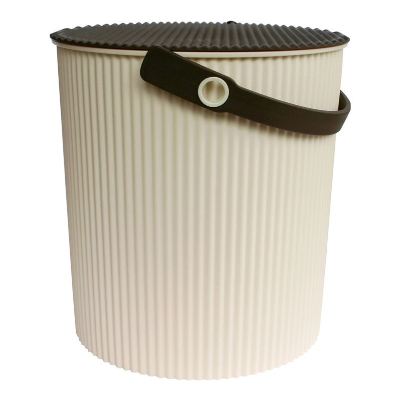 Omnioutil Secchio Con Coperchio Ivory