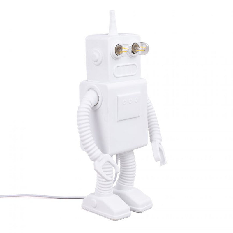 Robot Lamp Lampada In Porcellana