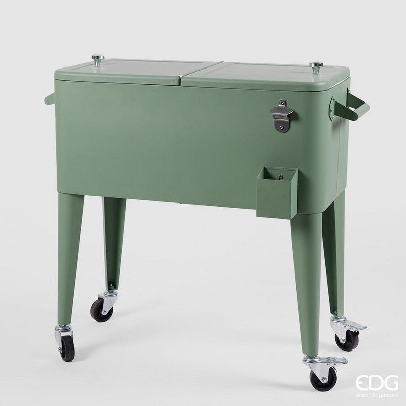 Frigo da Esterno Doppio Contenitore Verde Salvia