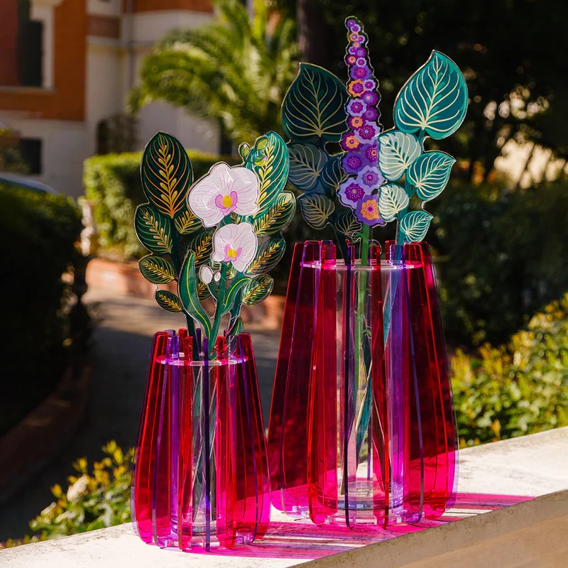 Vaso Piccolo Iride Fucsia