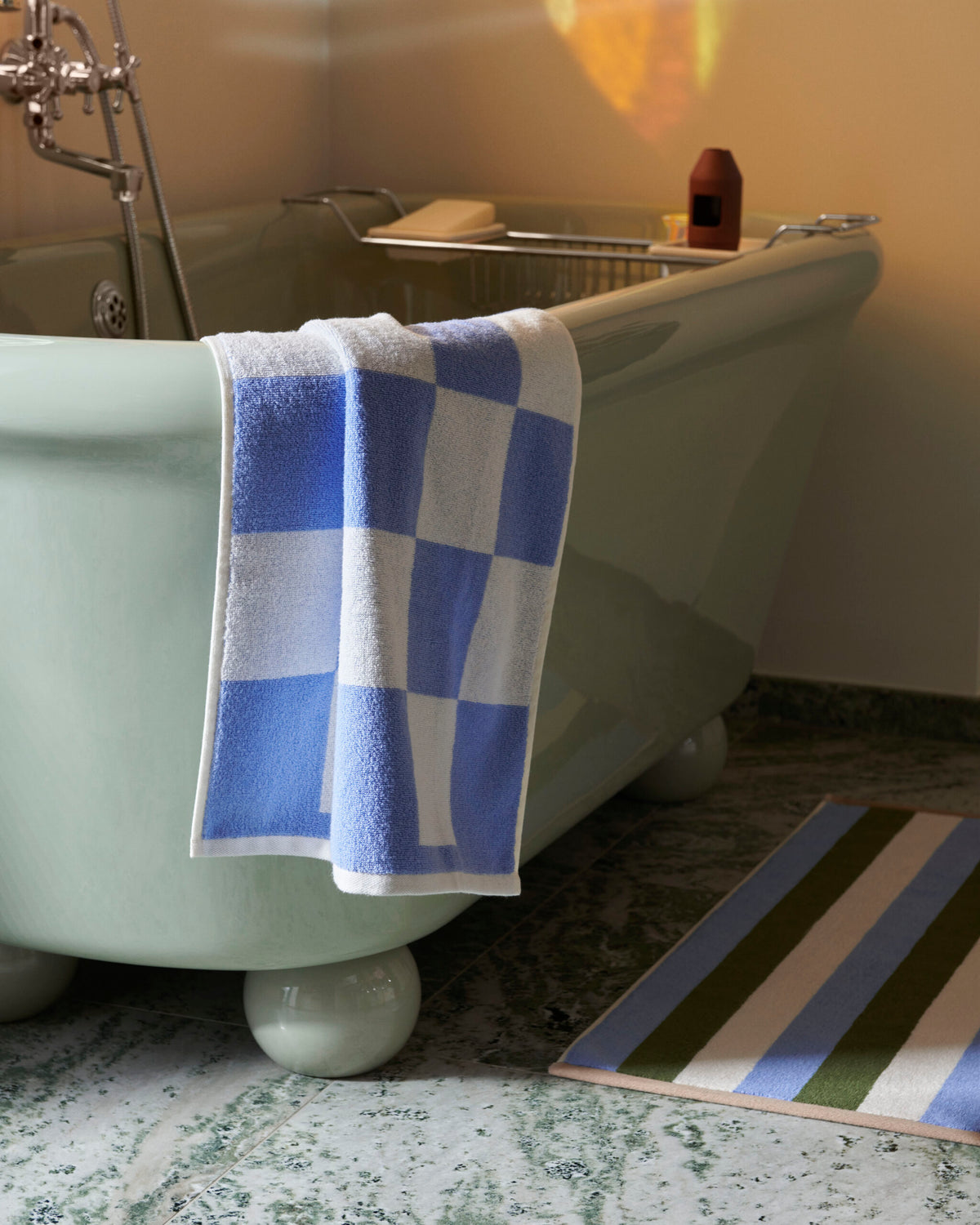 Asciugamano Bagno Check Hand Towel 50x100 cm