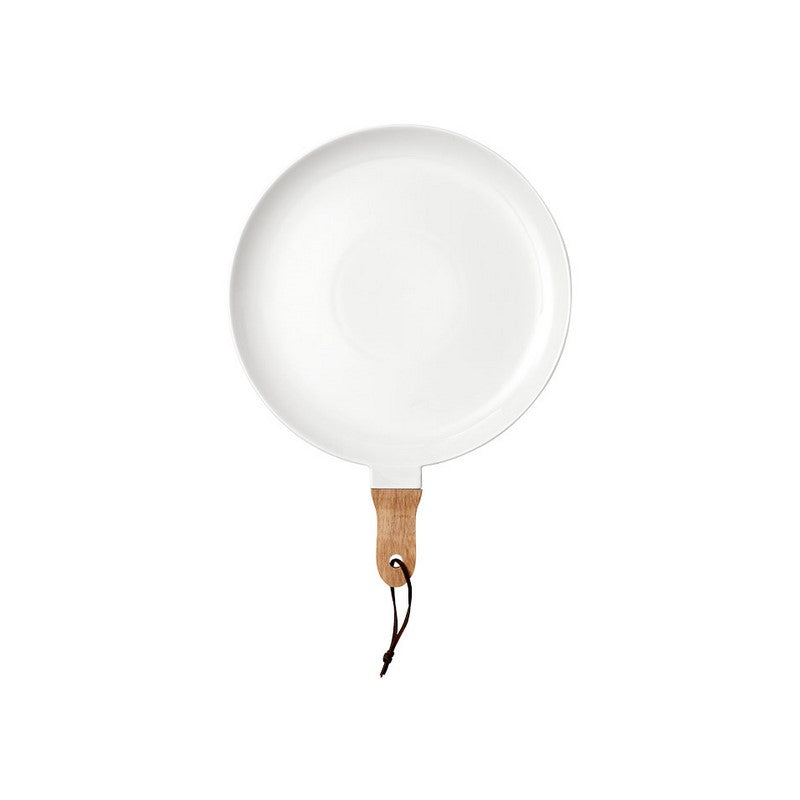 Piatto Con Manico In Legno