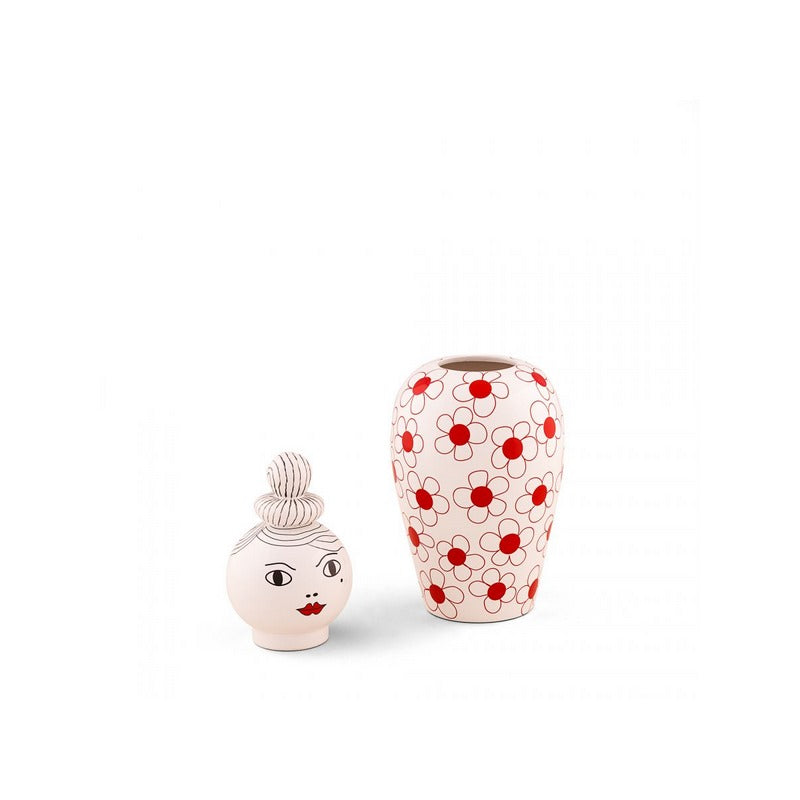 Caniope Vaso Con Coperchio Pepa