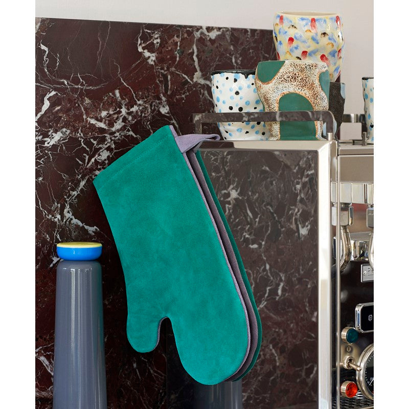 Suede Oven Glove Guanto Da Forno In Velluto