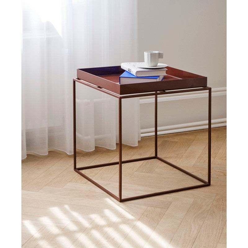 TrayTable Side Table M Chocolate High Gloss