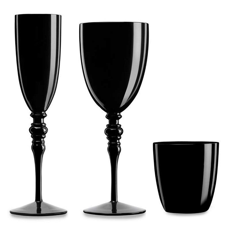 Black Set 6 Flute Neri