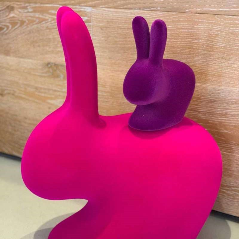 Sedia Rabbit Chair Finitura Velluto Xs