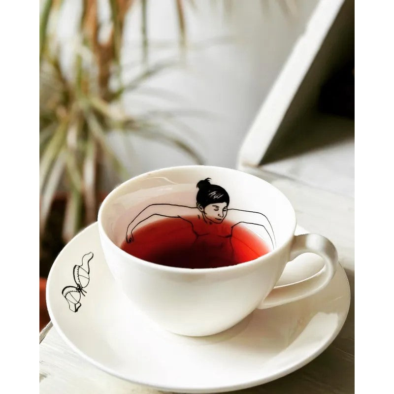 Set 4 Tazze Undressed Teacups