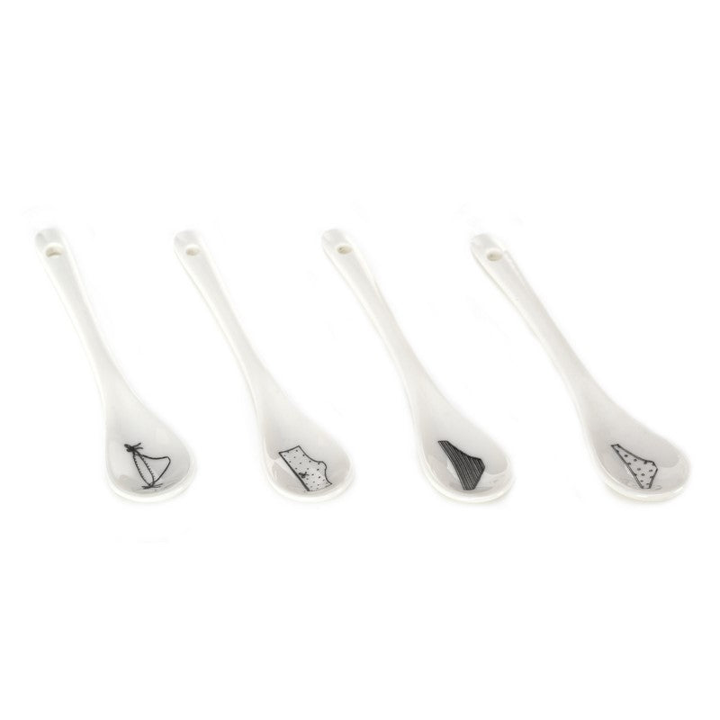 Set 4 Tazze Undressed Teacups
