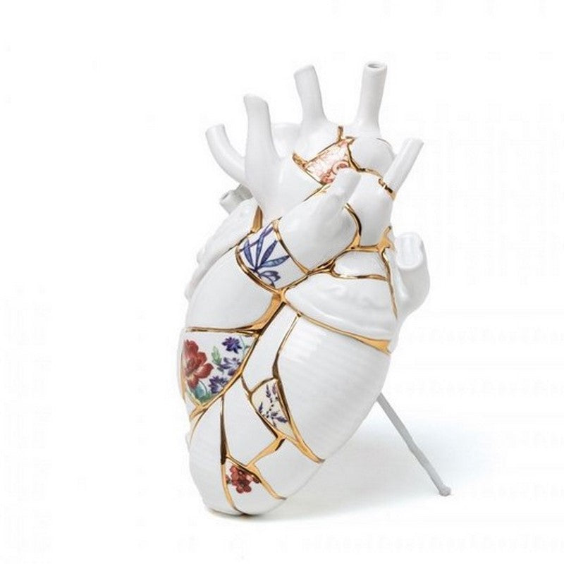 Vaso In Porcellana Love In Bloom Kintsugi