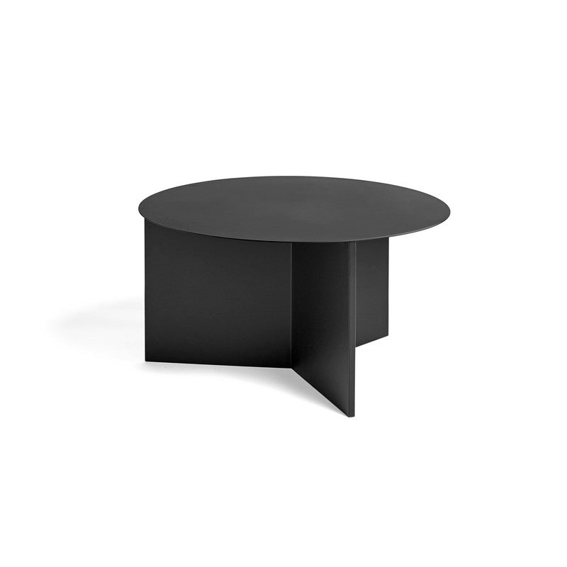 Slit Table Round XL Nero