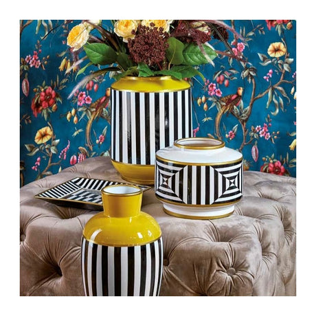Vaso Cilindrico Giallo Vogue