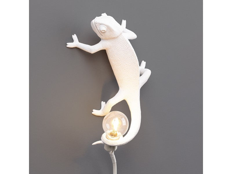 Lampada Resina Chamaleon Lamp Left