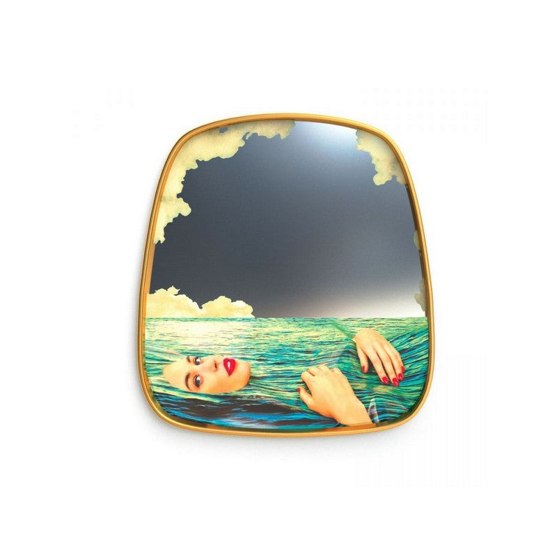 Mirror Gold Frame - La Ragazza del Mare