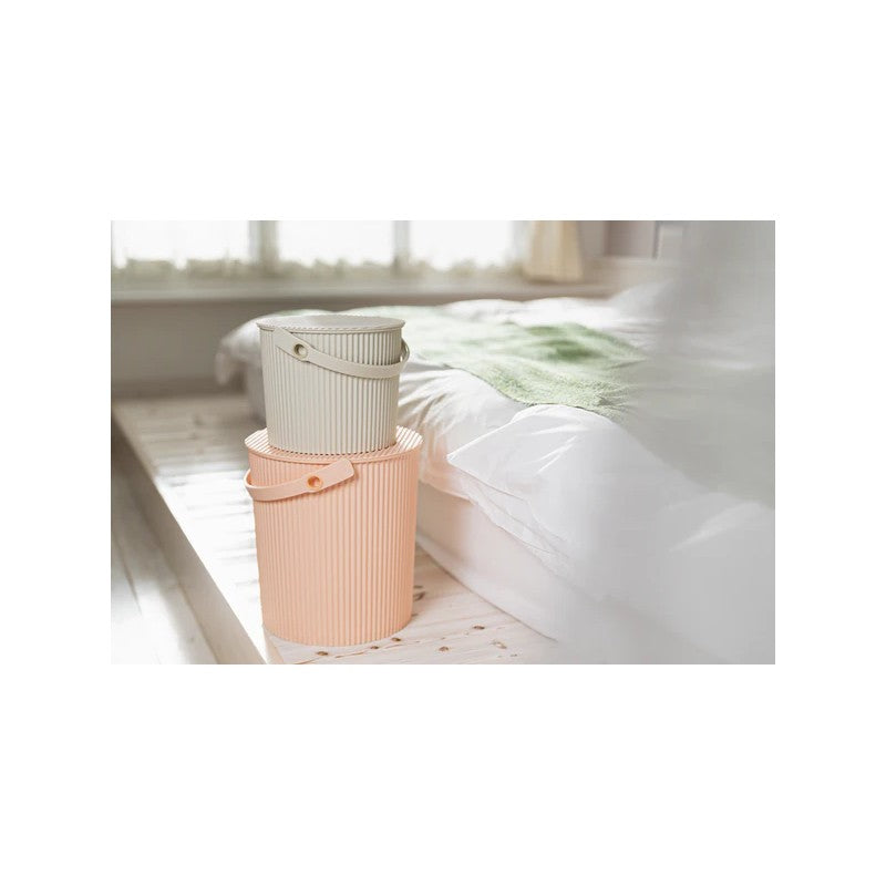 Omnioutil Secchio con Coperchio Peach