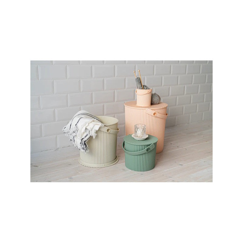 Omnioutil Secchio con Coperchio Peach