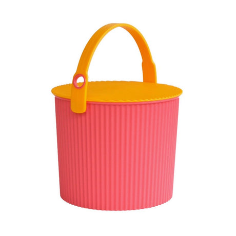 Omnioutil Secchio Con Coperchio Pink
