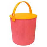 Omnioutil Secchio Con Coperchio Pink