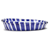 Salad Bowl L Ciotola Bianca E Blu Nomade