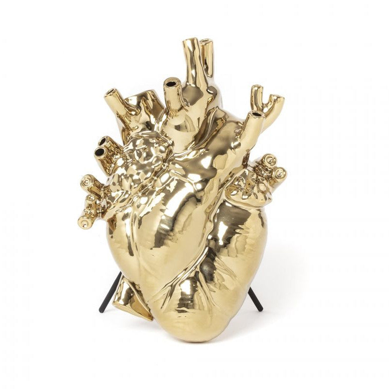 Vaso In Porcellana Love In Bloom Gold
