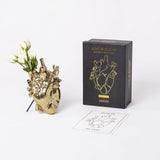 Vaso In Porcellana Love In Bloom Gold
