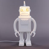Robot Lamp Lampada In Porcellana