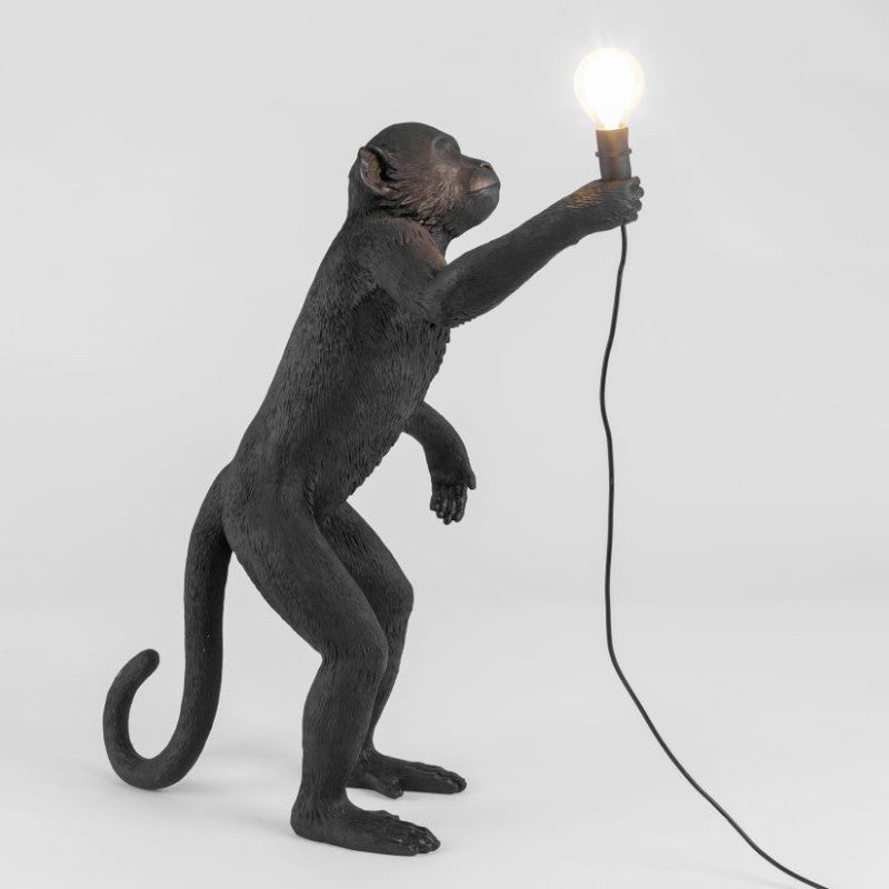 The Monkey Lamp Black Standing Version