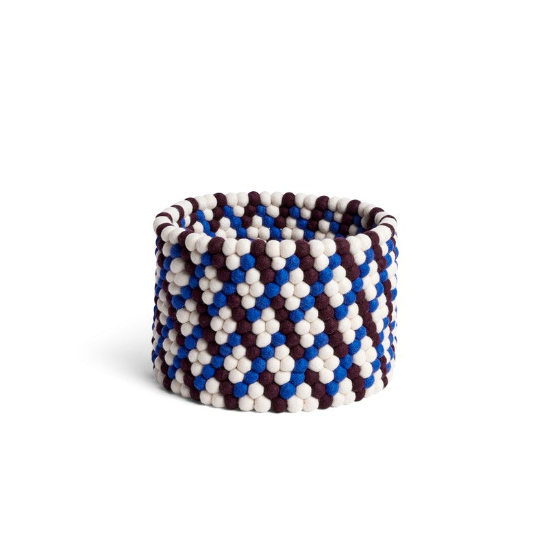 Cesto Bead Basket Burgundy