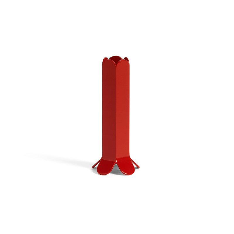 Arcs Candleholder L Red