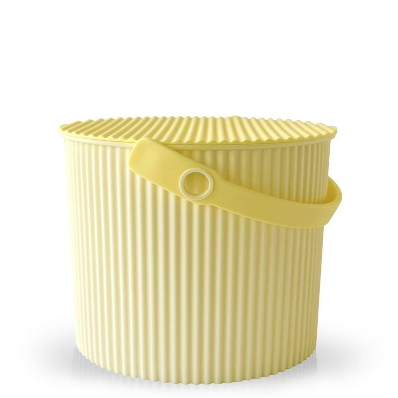 Omnioutil Secchio con Coperchio Lemon