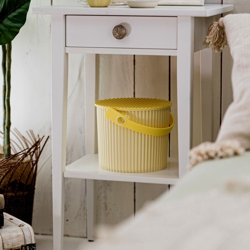 Omnioutil Secchio con Coperchio Lemon