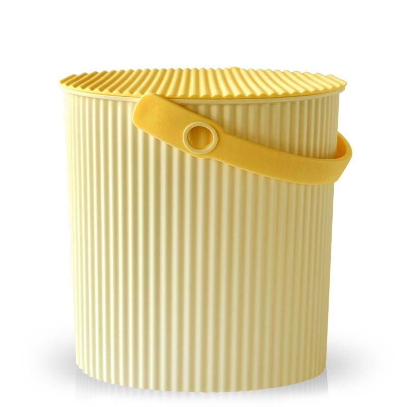 Omnioutil Secchio con Coperchio Lemon