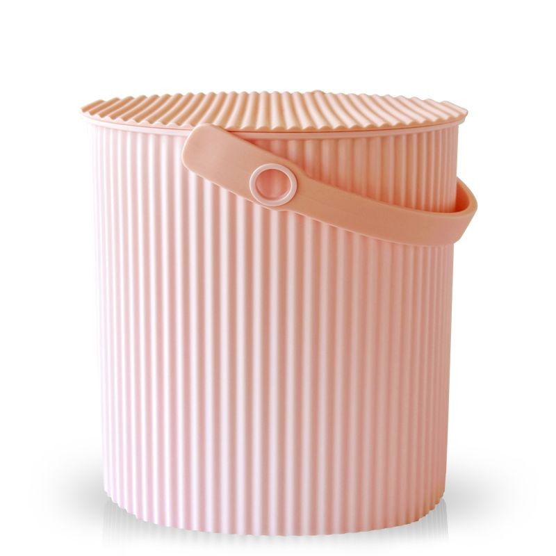 Omnioutil Secchio con Coperchio Peach