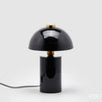 Lampada Glossy Fungo Nero e Oro