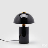Lampada Glossy Fungo Nero e Oro