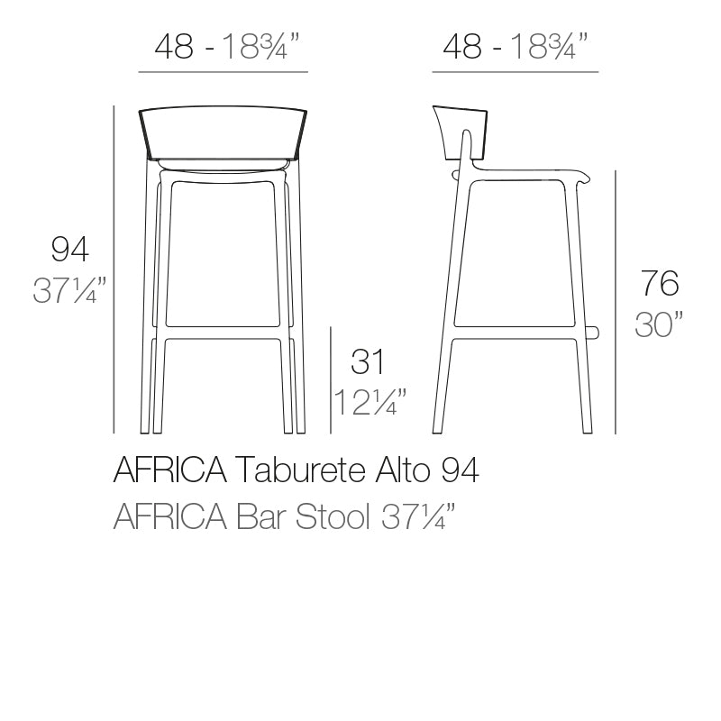 Sgabello Bar Africa