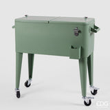 Frigo da Esterno Doppio Contenitore Verde Salvia