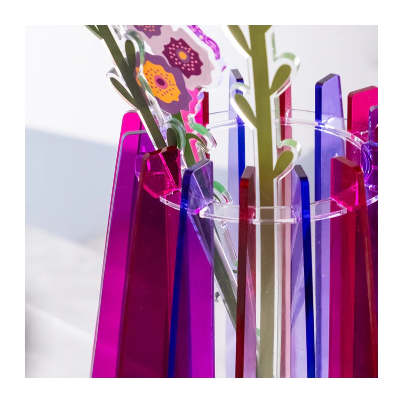 Vaso Piccolo Iride Fucsia