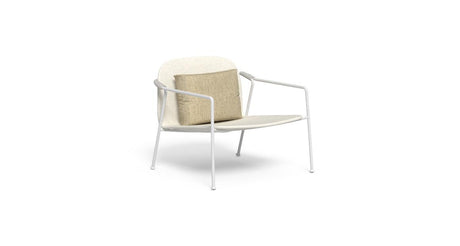 Coral Set Divano Modulare, Poltrona Lounge e Tavolo Caffè Warm White