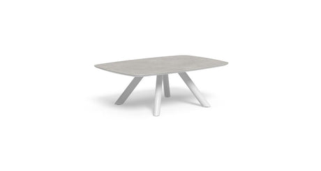 Coral Set Divano Modulare, Poltrona Lounge e Tavolo Caffè Warm White