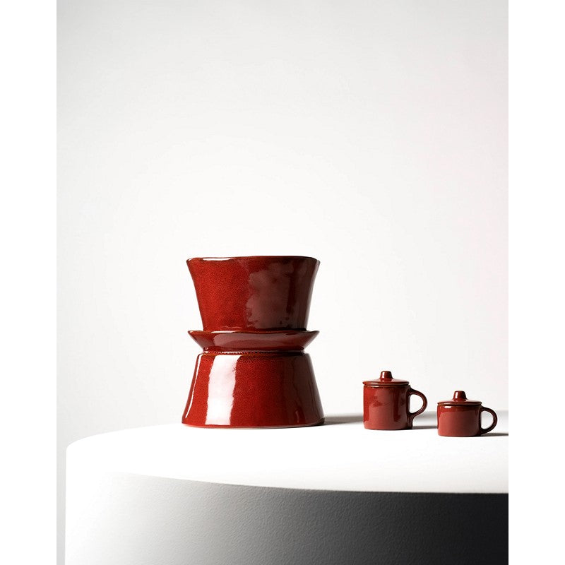 Tazzina Ristretto Cup + Lid Ebony La Mère Pz. 2