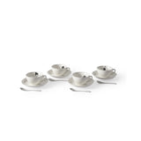 Set 4 Tazze Undressed Teacups