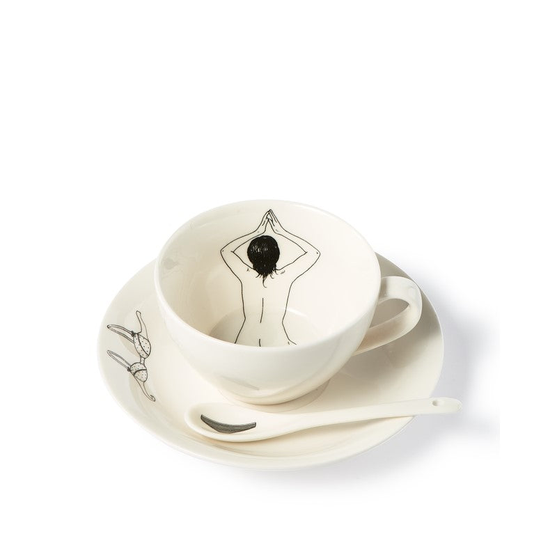 Set 4 Tazze Undressed Teacups