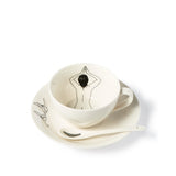 Set 4 Tazze Undressed Teacups