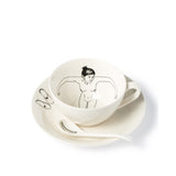 Set 4 Tazze Undressed Teacups