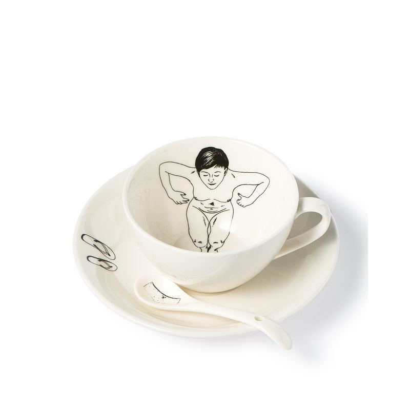 Set 4 Tazze Undressed Teacups