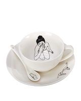 Set 4 Tazze Undressed Teacups