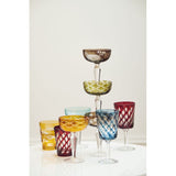 Set 6 Bicchieri Coppa Champagne Cuttings